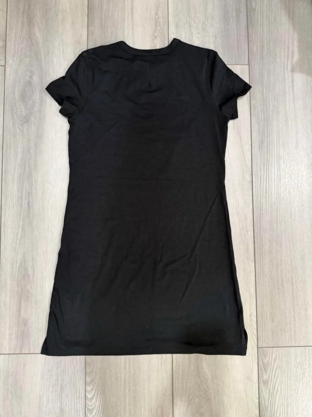 lululemon Classic-Fit Cotton Blend T-Shirt Dress in Black  — Size 4.